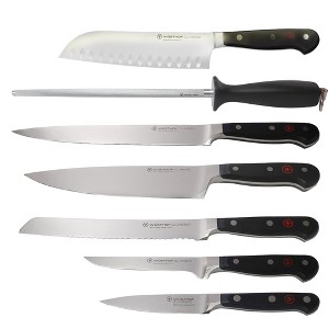 Wusthof 1120160602 Classic Six Piece Cook's Set 6 with Wusthof Classic 7" Hollow Edge Santoku Kitchen Knife - 1 of 4