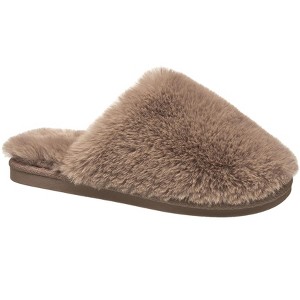 Aeropostale Women's Fuzzy Slippers with Cushioned Comfort - 1 of 4