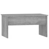 vidaXL Coffee Table Gray Sonoma 31.5"x19.9"x16.3" Engineered Wood - 3 of 4