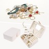 Unique Bargains Portable PU Leather Travel Jewelry Box with Mirror - 2 of 4