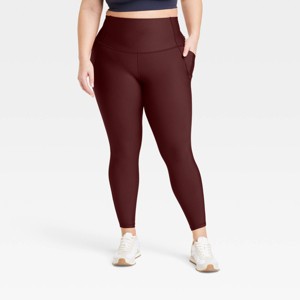 Women's Effortless Support High-Rise Pocketed 7/8 Leggings - All In Motion™ - 1 of 4