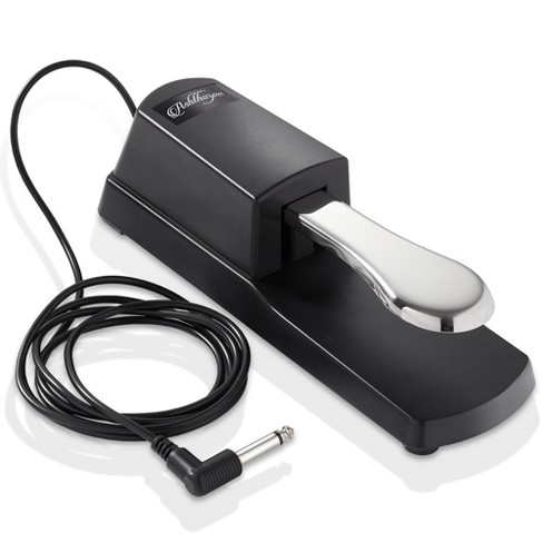 Universal Piano-Style Sustain Pedal with Polarity Switch