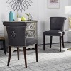 Arion 21" H Ring Dining Chair With Nail Head Trim (Set of 2) - MCR4514 - Blue/Black - Safavieh Couture - 3 of 4