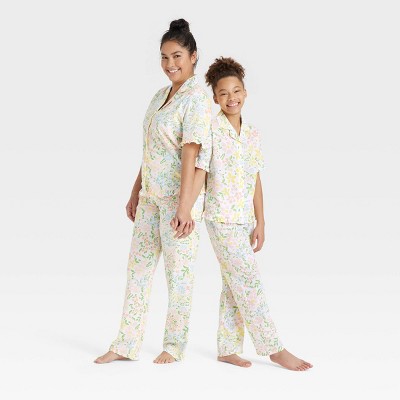 Mommy & Me Matching Family Pajama Collection - White