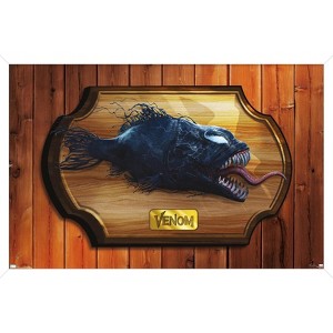 Trends International Marvel Venom: The Last Dance - Symbiote Fish Plaque Framed Wall Poster Prints - 1 of 4