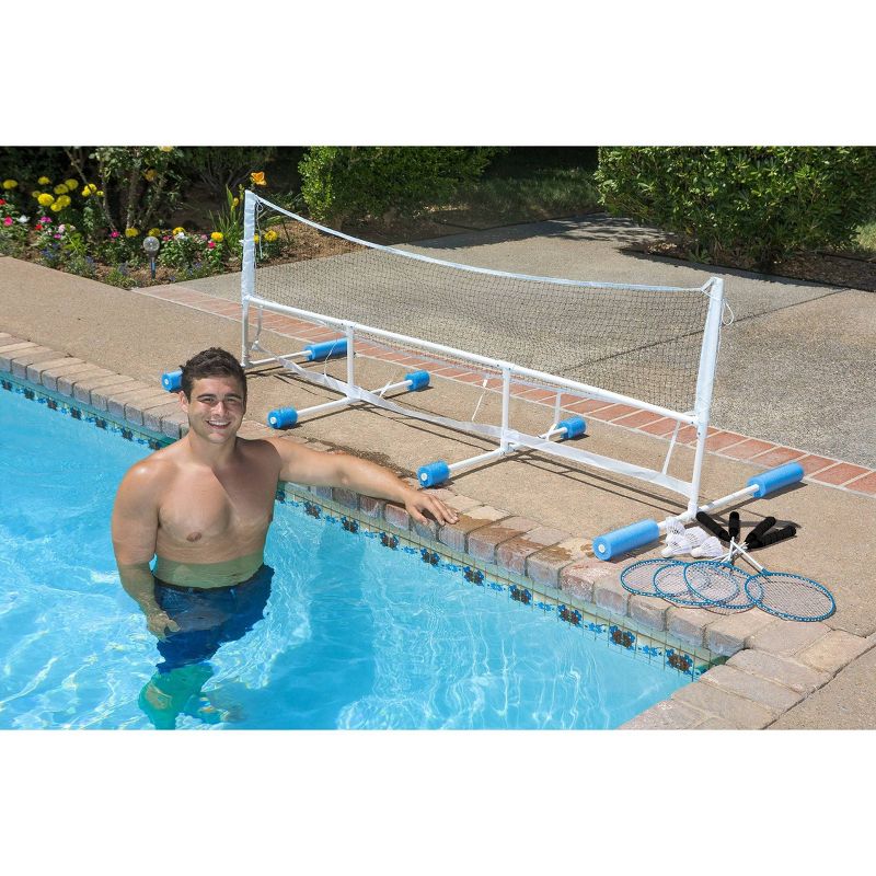 Poolmaster Floating Volleyball and Badminton Pool Game, 3 of 4