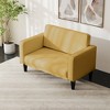 Kayamas 70" Small Loveseat Sofa Small Couch for Living Room, Comfy Love Seat with Removable Washable Cover and Solid Wood Frame - 4 of 4