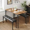 Whizmax Dining Table Set for 4, Kitchen Table Set with Upholstered Bench for Small Space, Apartment - 3 of 4