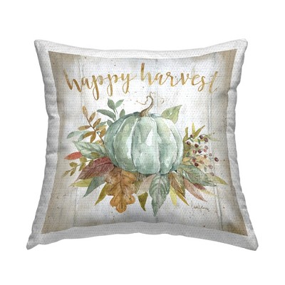 Stupell Industries Happy Harvest Rustic Autumn Pumpkin Botanicals