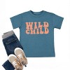 The Juniper Shop Wild Child Wavy Toddler Short Sleeve Tee - 3 of 4