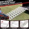 Folding Ramps, ATV Ramps - Aluminum Tri-Fold Ramp with Treads, 1500Lbs Capacity 76''x50'' for Pickup Truck, Motorcycle, UTV, Lawnmower, Snow Blower - 2 of 4