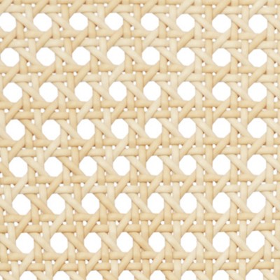 Natural and White Aluminum Frame Bistro Chairs with Rattan Seats