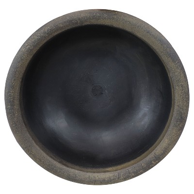Percival 21" Sable Brown Polyresin Indoor/Outdoor Planter