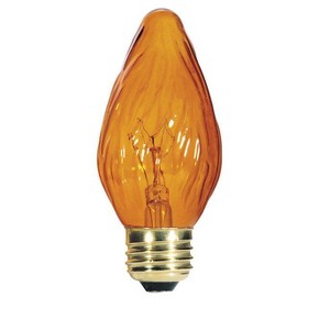 Westinghouse 40 W F15 Specialty Incandescent Bulb E26 (Medium) Amber 2 pk - 1 of 1