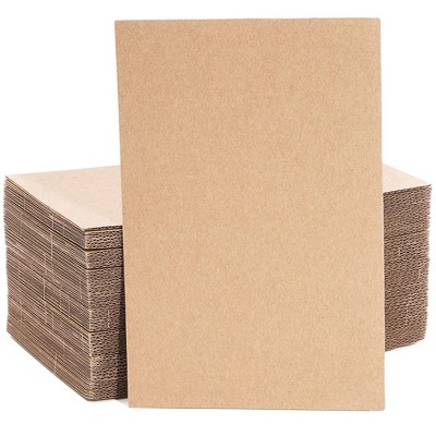 Juvale 200 Pack Corrugated Cardboard Divider Sheets, 4x6 Flat