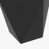 Okak Geometric Planters 3 Pack with Drainage Holes (S+M+L) Modern Indoor/Outdoor Pots for Balcony, Front Door - 3 of 4