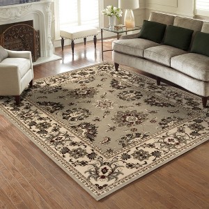 Gertmenian Majestic Moena Traditional Floral Wide Border Polypropylene Indoor Area Rug - 1 of 4