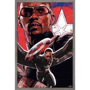 Trends International Marvel Captain America: Brave New World - Sam Framed Wall Poster Prints - 1 of 4