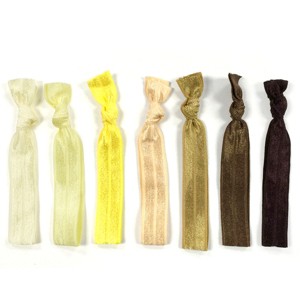 Wrapables Assorted Ribbon Hair Ties Ponytail Holders - 1 of 1