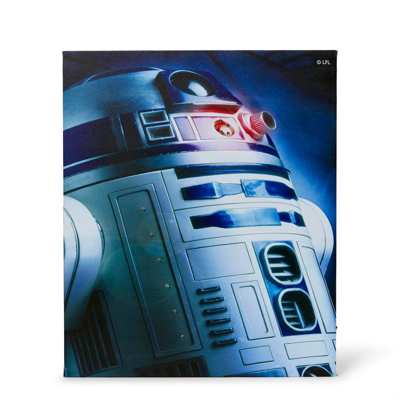 Seven20 Star Wars Illuminated Canvas Art - 23.9”x19.9” - R2D2, 1 of 9