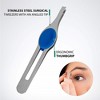 DB Tech Large 5" Suction Cup 10X Magnifying Mirror and Precision Tweezers with Rubberized Grips - 3 of 3