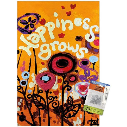 Trends International Happiness Grows Unframed Wall Poster Prints - image 1 of 4