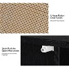 Lenz 63 Wide Modern Rattan Design Sideboard with 2 Adjustable Shelves|ART OF LIVING DESIGNS - 4 of 4