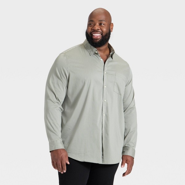 Camiseta casual de botones de manga larga para hombre - Goodfellow & Co™ 4