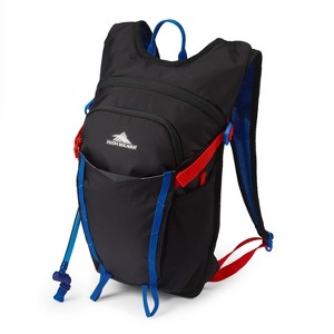 High Sierra Hydrahike 2.0 8L Youth Hydration Water Backpack with Insulated Reservoir Pocket for Hiking, Running, Climbing, or Cycling, Blue/Black - 1 of 4