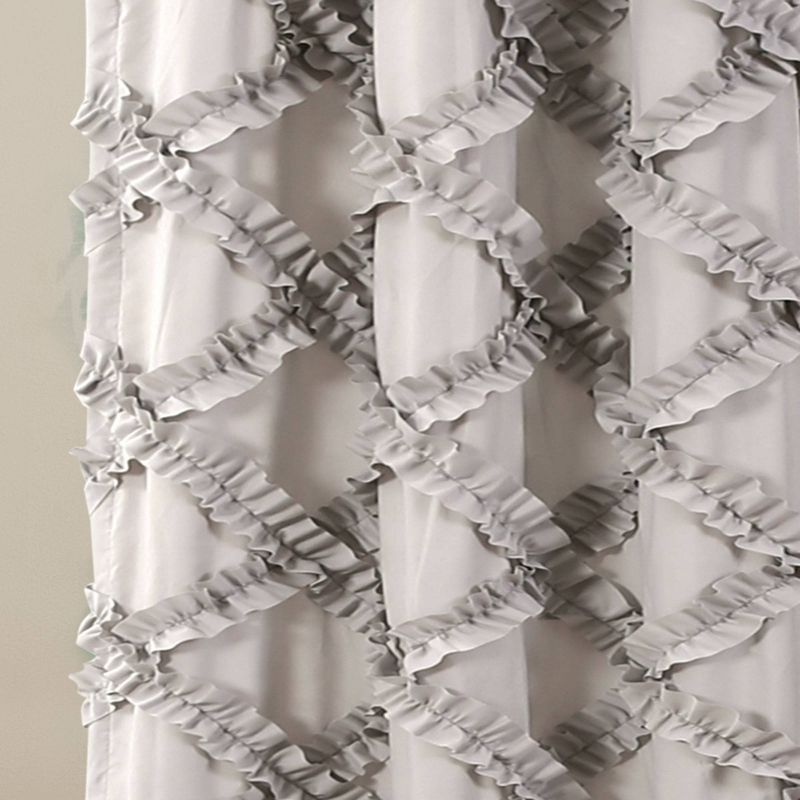 Ruffle Diamond Shower Curtain - Lush Décor, 4 of 11