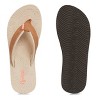 Womens Floral Textured Flip Flop Sandal - 4 of 4