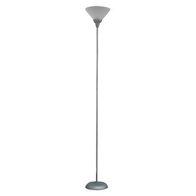 Torchiere Floor Lamp Gray  - Room Essentials™