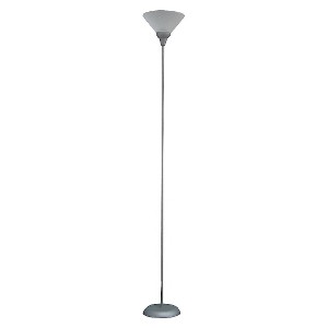 Torchiere Floor Lamp Gray (Lamp Only) - Room Essentials