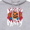 Men's - Instant Message - Born To Party Halloween Graphic Fleece Pullover Hoodie - 2 of 4