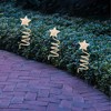 Lumabase 3ct Battery Operated Spiral Star Yard Lights - 2 of 3