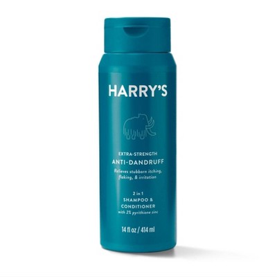 Harry's Men's Extra Strength Anti Dandruff 2-in-1 Shampoo and Conditioner with 2% Pyrithione Zinc – 14 fl oz