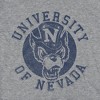 Women's University of Nevada Classic Retro Stamp Cap Sleeve Baby Rib Crop Top Athletic Heather - 3 of 4