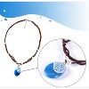 Blue Magic Crystal Necklace - Costume & Cosplay Accessory for Women, Halloween Party Favors - 2 of 4