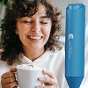Powerful Milk Frother Wand, Mini Handheld Stainless Steel Whisk, Battery-Powered, Suitable For Coffee, Lattes, Cappuccinos - 4 of 4