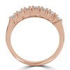 Pompeii3 1ct Diamond Rose Gold Wedding Anniversary Ring 14K - 3 of 4