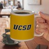 UC San Diego Secondary Logo Ceramic Coffee Mug Novelty Gift Mugs for Coffee Tea and Hot Drinks 11oz White - 4 of 4
