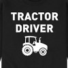 Men's - Instant Message - Tractor Driver Graphic Fleece Sweatshirt - 2 of 4