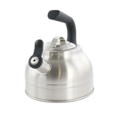 Kenmore 1.5 Quart Enamel on Steel Whistling Tea Kettle in Graphite Gray