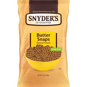 Snyder's of Hanover Pretzels Butter Snaps - 12oz - 1 of 4