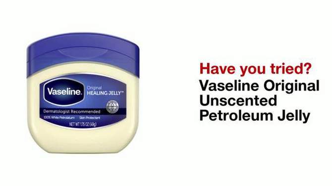 Vaseline Original Unscented Petroleum Jelly - 1.75oz, 2 of 11, play video