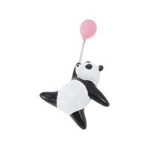 Unique Bargains Decorative Magnets Magnetic Fridge Sticker Irregular Shape Resin Black White Dark Purple 1Pc - 1 of 3