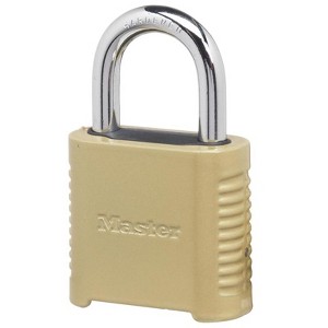 Master Lock - Steel 4-Dial Combination Padlock - Steel - 1.13 in. - 1 of 1