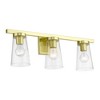 Livex Lighting Cityview 3 - Light Vanity in  Satin Brass - 2 of 4