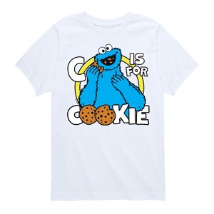 Boys' - Sesame Street - Cookie Monster Short Sleeve Graphic T-Shirt - 1 of 4