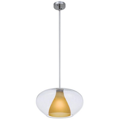 George Kovacs Lighting Soft 1 - Light Pendant in  Chrome